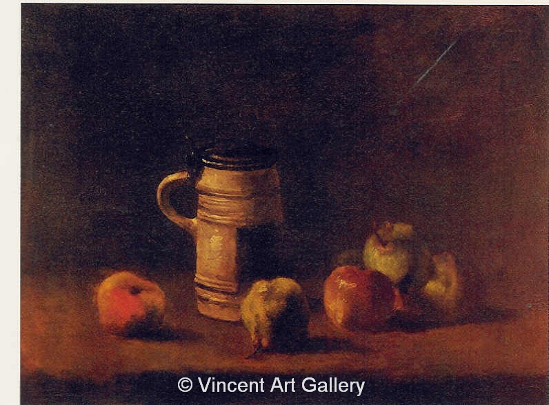JH 82 - Still Life with Beer Mug and Fruit